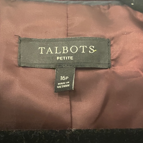 Talbots Rich Burgundy Corduroy two button  Women's Blazer Size 16 Petite - Picture 2 of 11